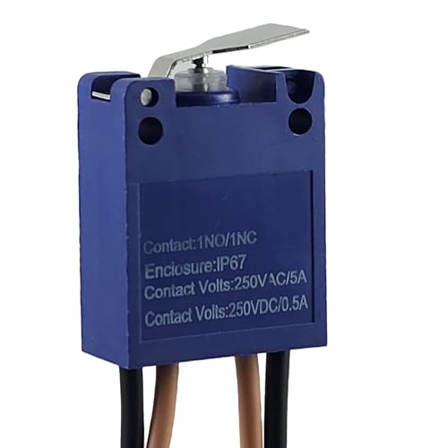 IP67 Schnappschalter, wasserdichter, Schließer und Öffner mit doppelseitig abhebendem Kontaktsystem Geräteschalter, Türkontaktschalter, LED (Niedervolt) oder 230V (Hochvolt) Ein/Aus