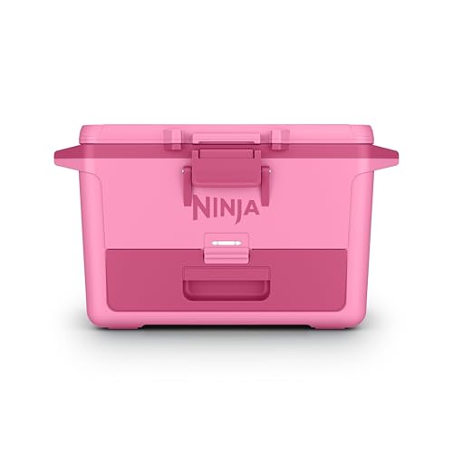 Image of Ninja FrostVault 50qt Hard Cooler with Dry Zone | Integrated Fridge-Temp Dry Storage Drawer | Premium Heavy-Duty Insulated Cooler | Keeps Ice Cold for Days | Strawberry Rhubarb | FB151BP