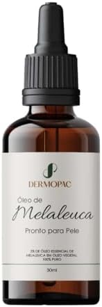 Óleo de Melaleuca (Tea Tree) Dermopac Pronto para Pele, 30ml