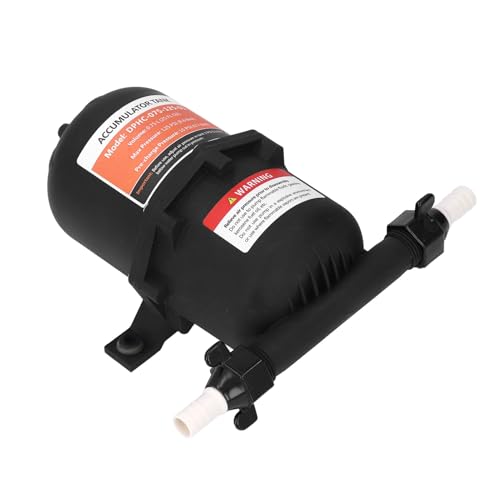 Tangxi Tanque Acumulador de Agua 0,75 L Máximo 125 PSI 1/2 MNPT Puerto de Montaje RV Barco Remolques de Viaje Caravanas Accesorios de Bomba para Vehículos Recreativos, Barcos y Remolques de Viaje