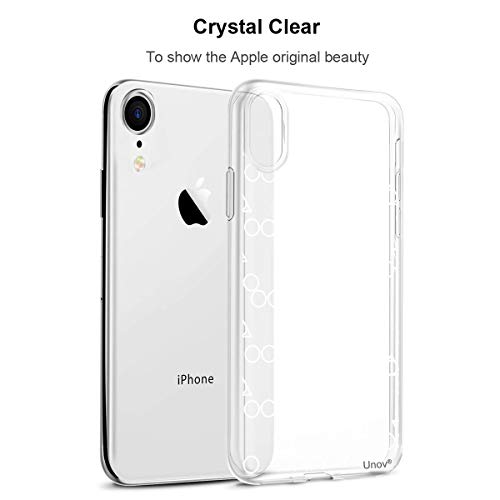 Unov Case Compatible With Iphone Xr Case Clear With Design Slim Protective Soft Tpu Bumper Embossed Pattern 6.1 Inch (Death Hallows) #TOP2