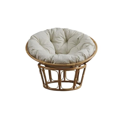 DIANXI Sofás Pequeños Sillón nórdico de ratán for el hogar, Sala Estar, sofá Perezoso, balcón, sillón Individual, reclinable for Interiores Sofá para Dormitorio