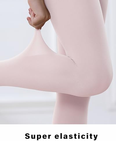 Stelle Girls' Footed Ballet Tights for Dance Class Toddler Kids 2T-15Y Stelle Girls' Footed Ballet Tights for Dance Class Toddler Kids 2T-15Y - Image 4