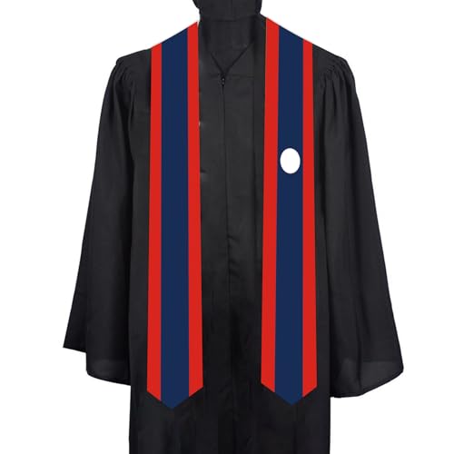 ASETKAT Laos Country flags Graduation Stole scarf class of 2025 Graduation Sash Unisex Adult for Study Aboard International Students gifts