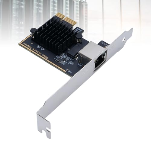 Tarjeta de Red PCIe 5Gbps con Chip RTL8126, Adaptador Ethernet con Bracket de Perfil Bajo para PC Escritorio, Servidor y NAS Compatible con Windows 7, 8, 10 y 11 miniatura 2