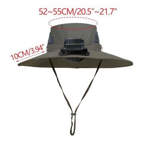 Solar Powered Fan Hat Kids Bucket Hat Wide Brim Solar Fan Hat Sun Cap for Traveling Fishing Camping Beach Outdoor Activities2