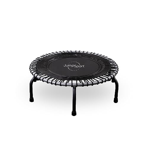 image for JumpSport 350 PRO 39-inch Indoor Heavy Duty Fitness Trampoline with 36