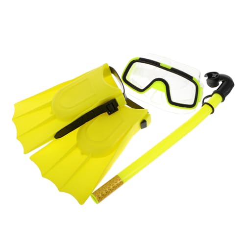 CORHAD -in-one Snorkeling Equipment Boys and Girls Dry Snorkel Set Goggles Fins for Safe and Enjoyable Swimming Adventures
