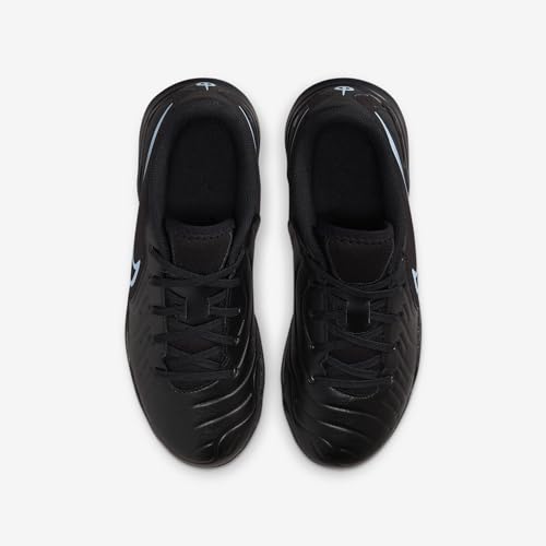 Nike Jr. Tiempo Legend 10 Club Little/Big Kids' Indoor/Court Low-Top Soccer Shoes (Black/Black)4