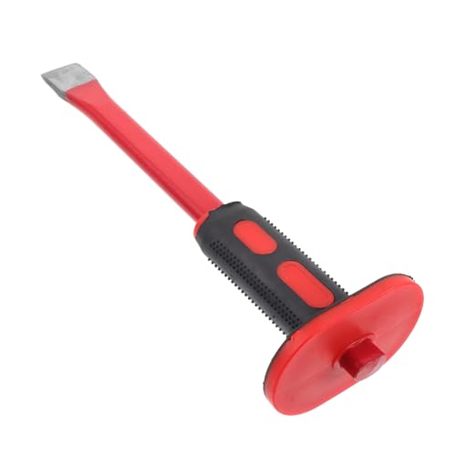 Vaguelly 300mm Concrete Chisel Heavy Duty Demolition Tool Handguard for Masonry Carving