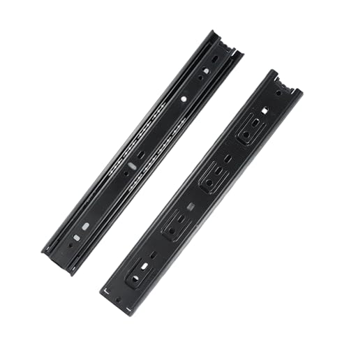 1 Pair Heavy Duty Drawer Runners, Fully Extension Drawer Slides 250 300 350 mm, Draw Runners with Ball Bearing Slides