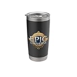 Universal Epic Universe Logo Stainless Steel Insulated Tumbler