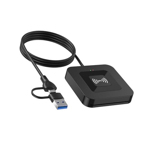 Lecteur IC portable haute vitesse USB 2.0 avec compatibilité système universelle