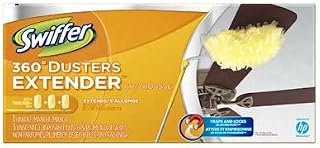 Swiffer 360 Duster Extendable Handle Starter Kit, Duster Refill - 3 Ct (Pack of 6)