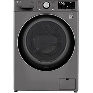 LG WM3555HVA 24 Inch Smart Front Load Washer/Dryer Combo with 2.4 cu.ft. Capacity, 14 Programs, 13 Wash Options, 8 Dry Cycles, TurboWash™, Allergiene™ Cycle, Sanitize Cycle, Steam Refresh