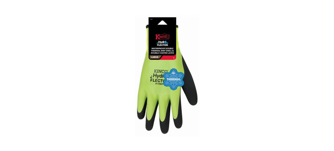 Kinco - Hydroflector Lined Waterproof Latex Work Gloves, Ext