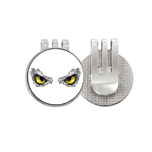 Marqueur de balle de golf no/no anti-perte avec clip de chapeau magnétique dragon chinois