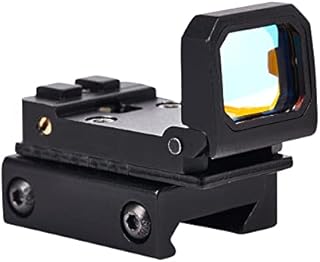 Ratulie Reflex Sight Compact RMR Flip Up Red Dot Sights with Heightened 20mm Mount Base for Pistol Rifle Handgun Picatinnny