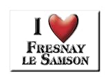 Enjoymagnets FRESNAY LE Samson (61) Souvenir France RHÔNE Alpes Fridge Magnet KÜHLSCHRANK Magnet ICH Liebe I Love