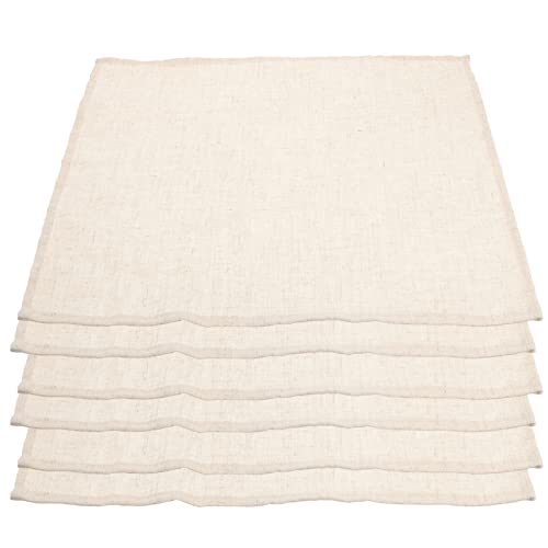 Manteles individuales prácticos PRETYZOOM servilletas de lino antimanchas para comedor 2