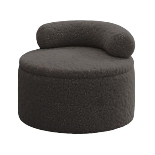 Tabouret en peluche pour coin maquillage et assise de chambre à coucher tendance - 2