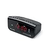 Muse M-12 CR Radiowekker (PLL-tuner, 2 wektijden, 1,5 cm (0,6 inch) rood led-display) zwart