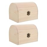 Materiale di qualità: utilizzando legno grezzo, la nostra scatola artigianale in legno promette longevità e resistenza, salvaguardando i tuoi ninnoli per anni come contenitore di stoccaggio in legno, custodia per intaglio del legno, piccolo forziere del in legno antico
