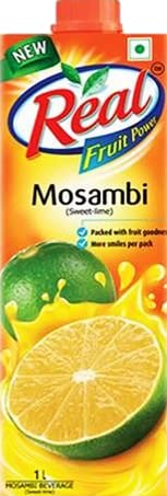 Real Fruit Power Mosambi Juice 1L Unique