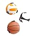 HANABASS Basketball Rack Holder Flexible Design for Men's Women's Wall Mount Basketball Storage Stand