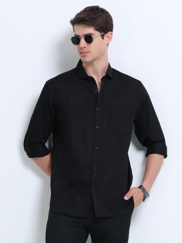 Image of Miraan Men's Satin Long Sleeve Casual Shirt (GASATIN)