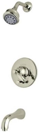 Rohl AKIT83LH-STN A7022Lvpn Country Bath Pressure Balance Shower and Bath Tub