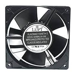 Ventilador Axial Chimenea Ventilador universal axial de aspas metálicas tipo universal. Ideal para altas temperaturas de aire. Ventilador para chimeneas, estufas ...) Dimensiones 92 x 92 x 38 mm