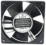Ventilador universal axial de aspas metálicas tipo universal. Ideal para altas temperaturas de aire. Ventilador para chimeneas, estufas ...) Dimensiones 92 x 92 x 38 mm