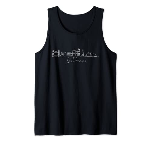 city skyline Las Palmas Tank Top