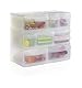 Rotho Systemix Schubladenbox 1 Schub, Kunststoff (PP) BPA-frei, anthrazit/transparent, L (39.5 x 34.0 x 20.3 cm)