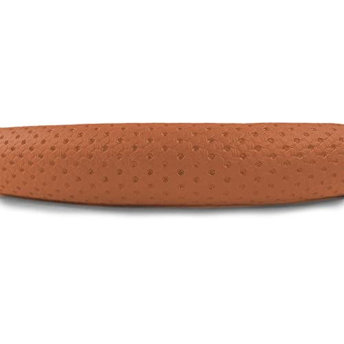 Image of CARMATE Car Steering Cover Super Grip 118 Compatible with Beat - Medium Tan