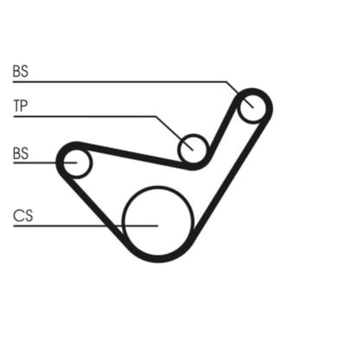 Correa de distribución CONTITECH CT1107K1 original para el motor de tu coche 4