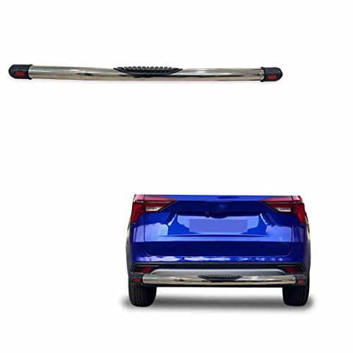 Image of Stainless Steel High Gloss Safety Rear Bumper Protector for XUV 700