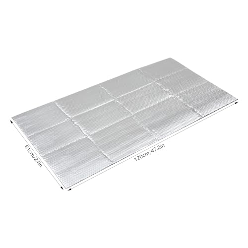 Garage Door Reflective Insulation Kit, 8 Sheets of Double Bubble Insulation Panels 24 x 48 Inch Reflective Barrier Thermal Insulation Shield for Garage with Heavy-Duty Double-Sided Tape - Thumbnail 5