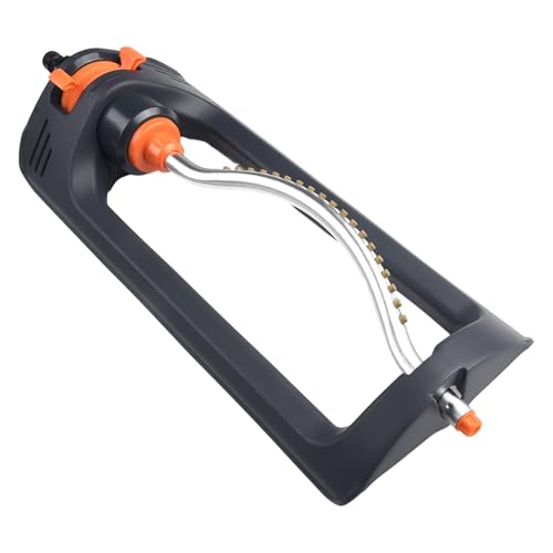 FACAIIO Manguera de jardín ajustable a prueba de óxido, orificio de instalación automático, aspersor oscilante resistente, instalación de tubería de agua ampliamente aplicable
