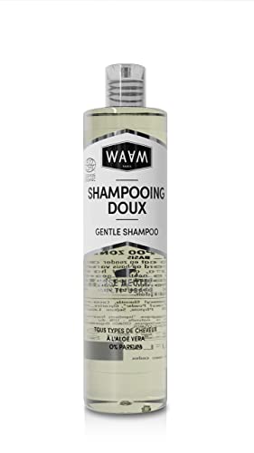 WAAM Cosmetics - Shampooing doux sans sulfate - Tout types de cheveux - Certifié BIO ECOCERT - Vegan - 400ml Cover