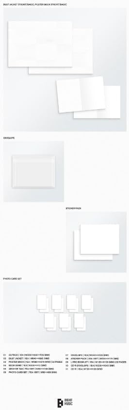 B.T.S ARIRANG 5th Album [Living Legend Ver.] CD + Photobook + Lyrics Paper + 7 Photocards + Poster + Extra photocards