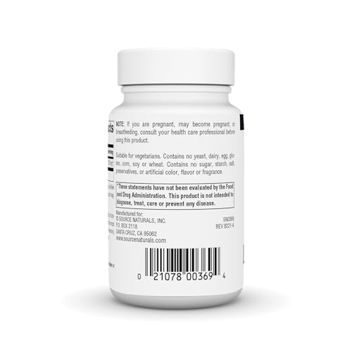 Source Naturals Acetyl L-Carnitine - Supports Healthy Brain Function & Memory - 90 Tablets - Image 4