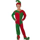 Velour Elf Child's Costume Set Size 10-14