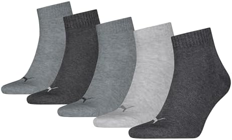 PUMA Unisex Quarter Socken 5er-Pack