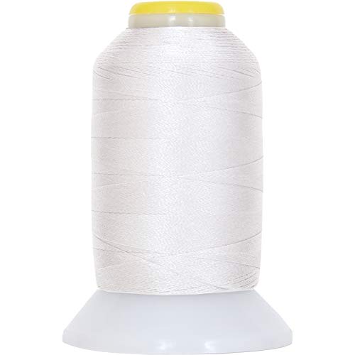 Threadart Bobines de micro broderies 60 poids 1000 m 30 couleurs disponibles blanc