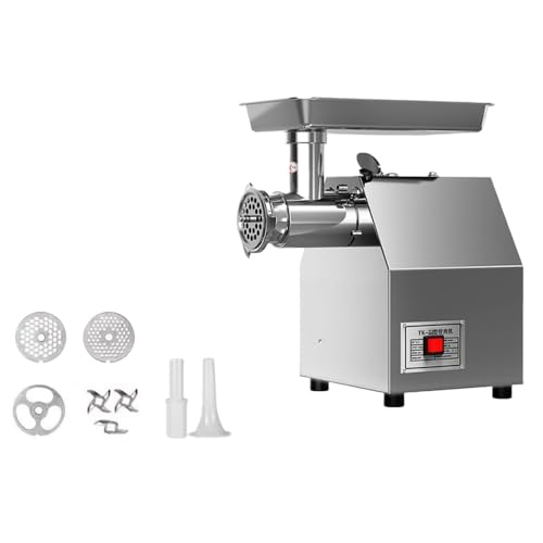 Rosoy 多機能ミンサー 電動 ミートグラインダー ひき肉 野菜すり ソーセージメーカー 304ステンレス 強力モーター 分解 洗浄可 家庭用 静音設計 210×400×440mm 並行輸入 (210*400*440mm)