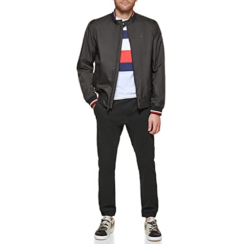 Tommy Hilfiger Herren Men's Lightweight Varsity Rib Knit Bomber Jacket...