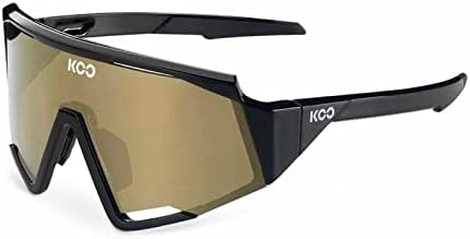 KOO Spectro Sunglasses I Performance Eyewear for Road, Triathlete & Cyclocross Sports - Black Bronze