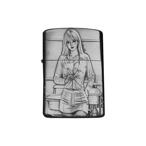 Encendedor de queroseno vintage con llama suave y cuerpo de cobre blanco coleccionable 2